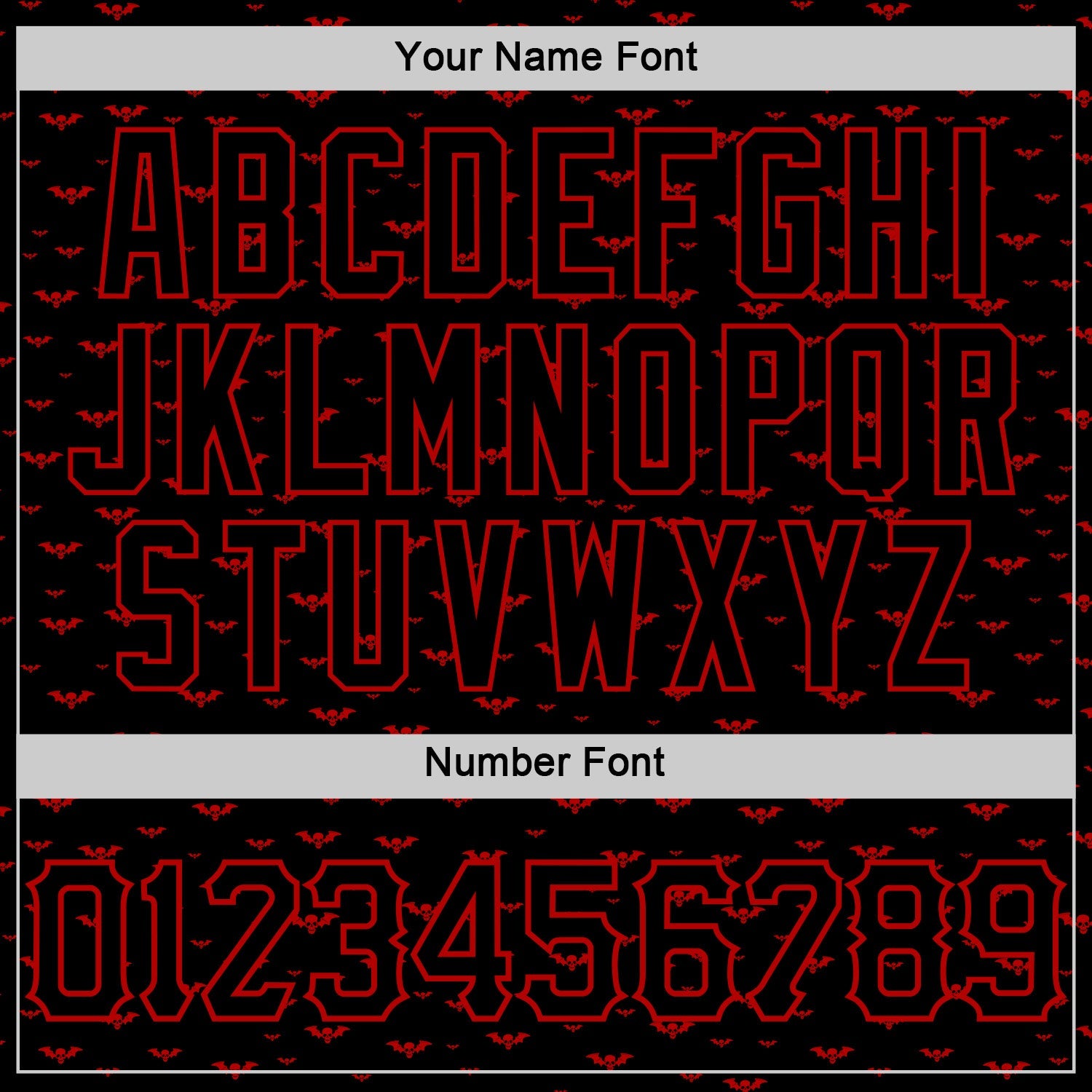 Custom Black Red 3D Halloween Bat Skull Doodle Party Costume Ideas Sports Pullover Sweatshirt Hoodie