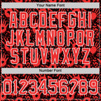 Custom Black Red-White 3D Halloween Horror Night Trick Treat Party Costume Ideas Sports Pullover Sweatshirt Hoodie