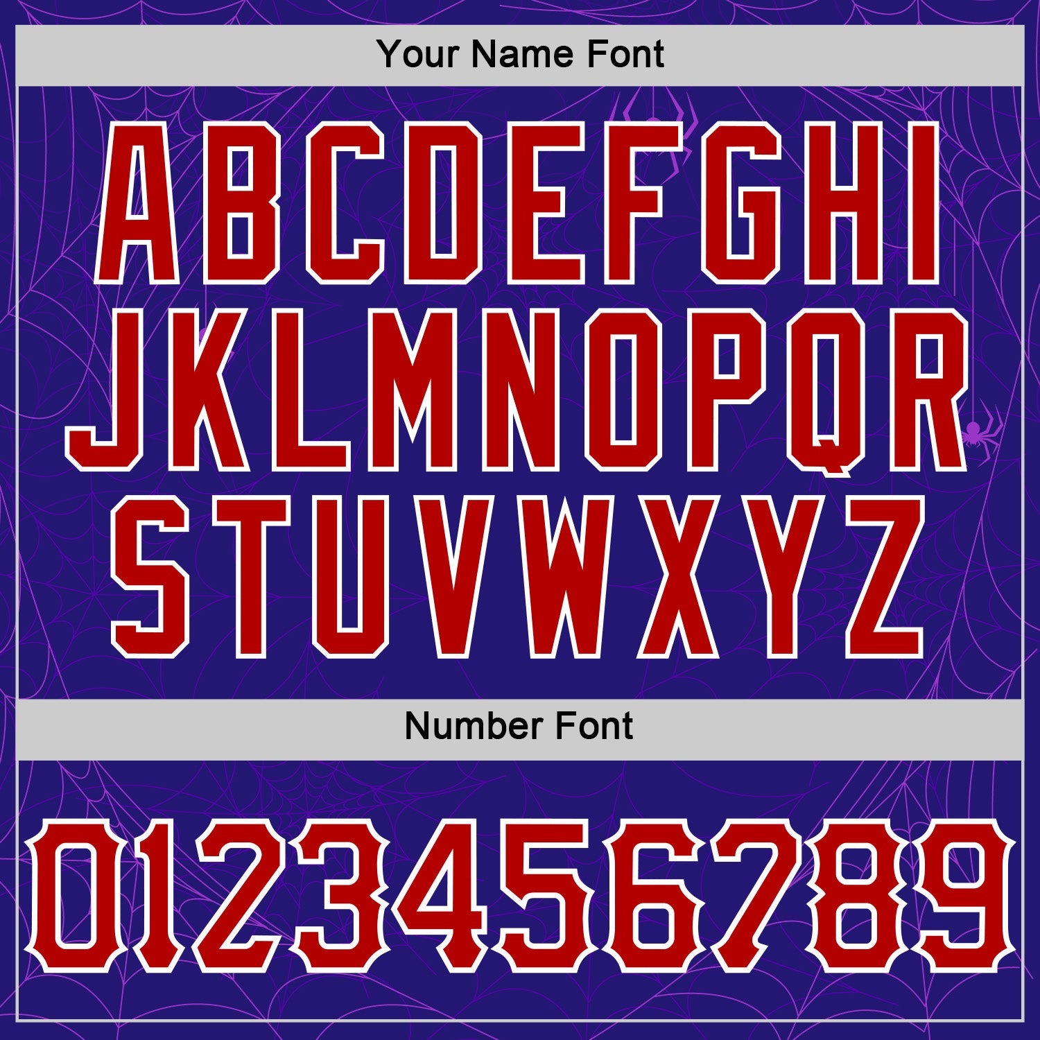 Custom Dark Purple Red-White 3D Halloween Spider Net Party Costume Ideas Sports Pullover Sweatshirt Hoodie