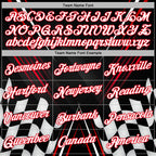 Custom Black White-Fire Red 3D Pattern Design Formula Auto Car Racing Motorsport Sports Pullover Sweatshirt Hoodie