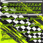 Custom Black Neon Green-White 3D Pattern Design Formula Auto Car Racing Motorsport Sports Pullover Sweatshirt Hoodie