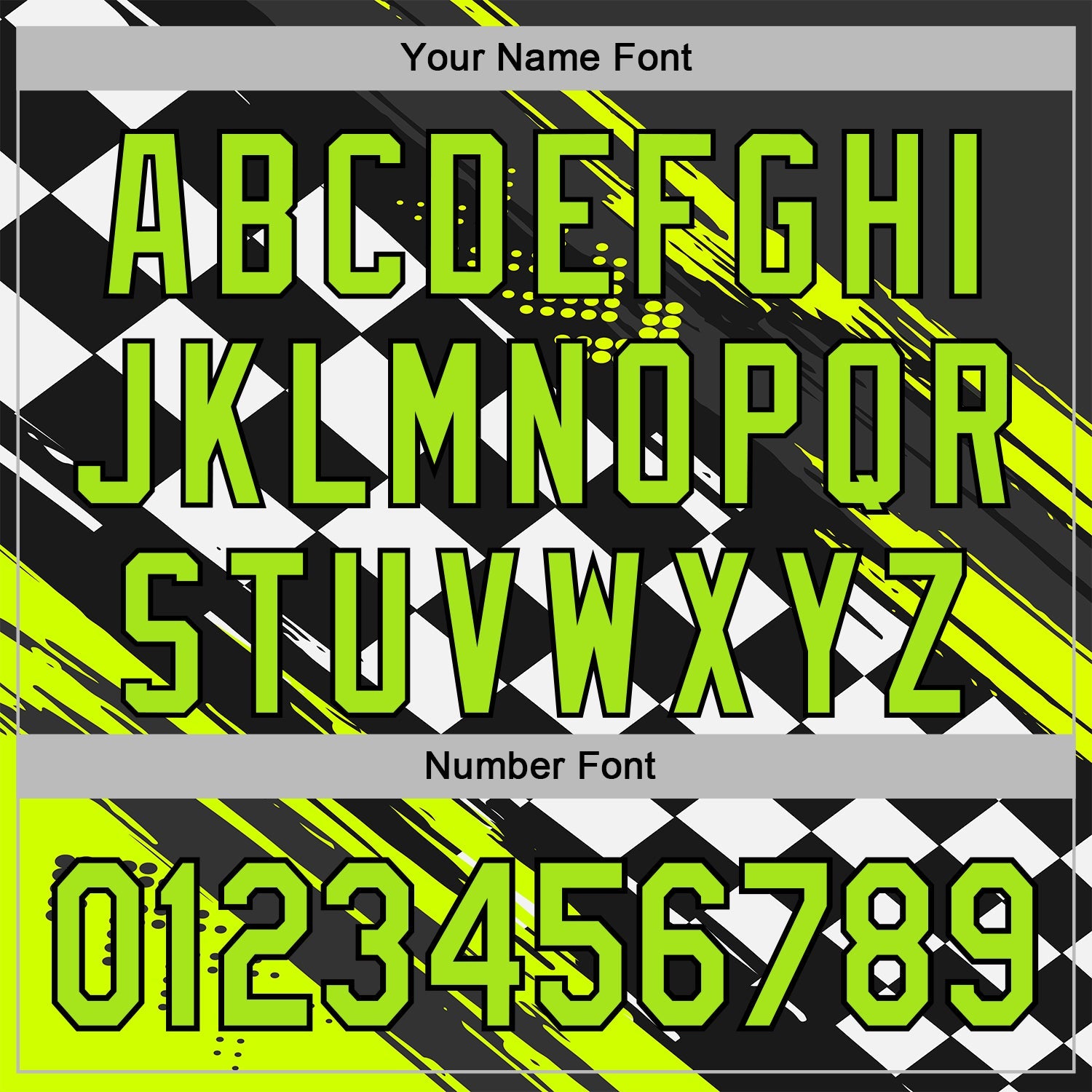 Custom Black Neon Green-White 3D Pattern Design Formula Auto Car Racing Motorsport Sports Pullover Sweatshirt Hoodie