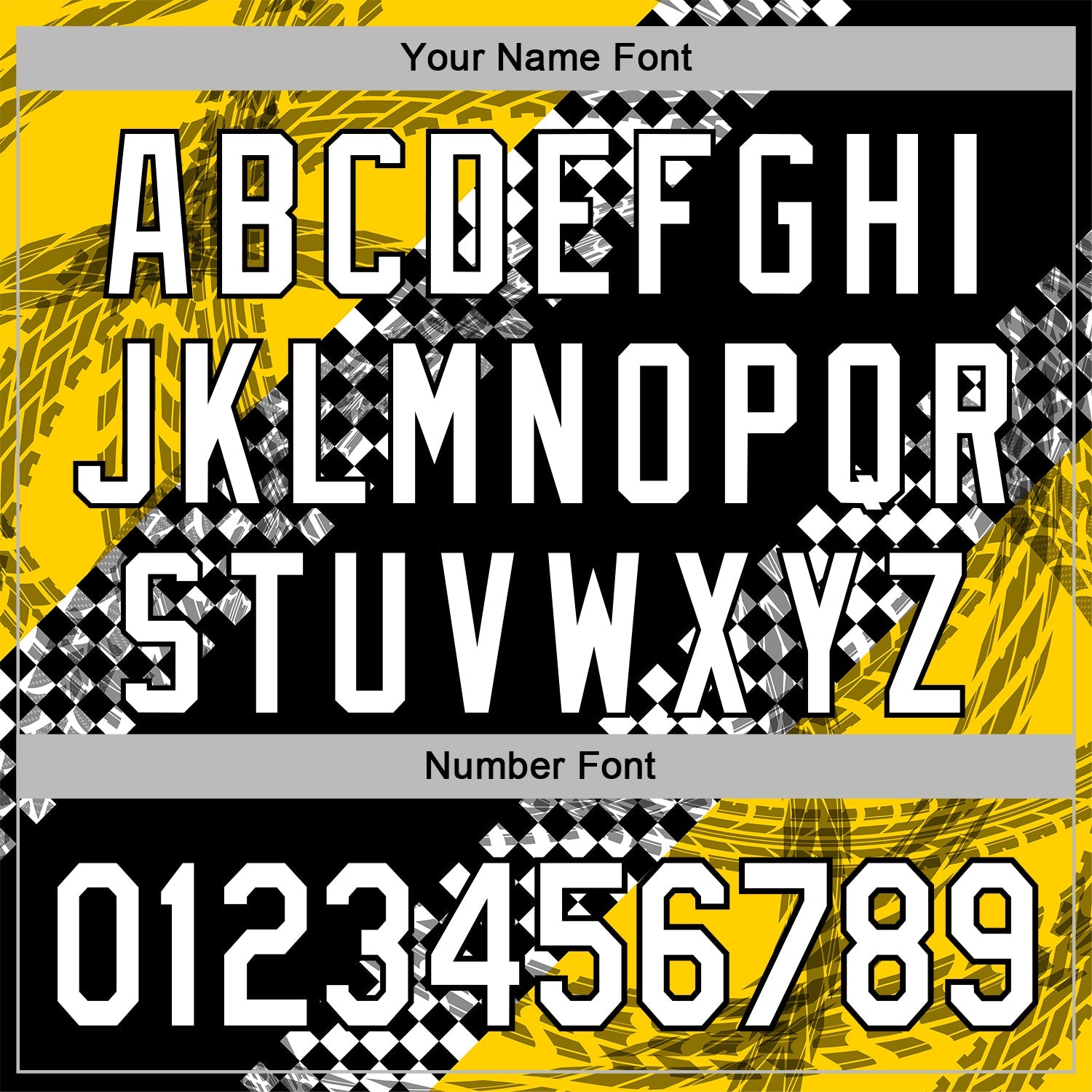 Custom Black White-Yellow 3D Pattern Design Formula Auto Car Racing Motorsport Sports Pullover Sweatshirt Hoodie