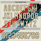 Custom Cream Red Blue-Black 3D Pattern Design Formula Auto Car Racing Motorsport Sports Pullover Sweatshirt Hoodie