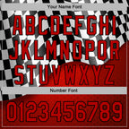 Custom Red Black-White 3D Pattern Design Formula Auto Car Racing Motorsport Sports Pullover Sweatshirt Hoodie