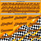 Custom Orange Bay Orange Black-White 3D Pattern Design Formula Auto Car Racing Motorsport Sports Pullover Sweatshirt Hoodie
