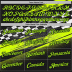 Custom Black Neon Green-White 3D Pattern Design Formula Auto Car Racing Motorsport Sports Pullover Sweatshirt Hoodie