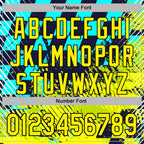 Custom Blue Light Yellow-Black 3D Pattern Design Formula Auto Car Racing Motorsport Sports Pullover Sweatshirt Hoodie