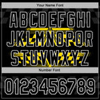 Custom Black Yellow-White 3D Pattern Design Formula Auto Car Racing Motorsport Sports Pullover Sweatshirt Hoodie