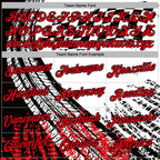 Custom White Fire Red-Black 3D Pattern Design Formula Auto Car Racing Motorsport Sports Pullover Sweatshirt Hoodie