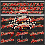 Custom White Fire Red City Cream-Yellow 3D Pattern Design Formula Auto Car Racing Motorsport Sports Pullover Sweatshirt Hoodie