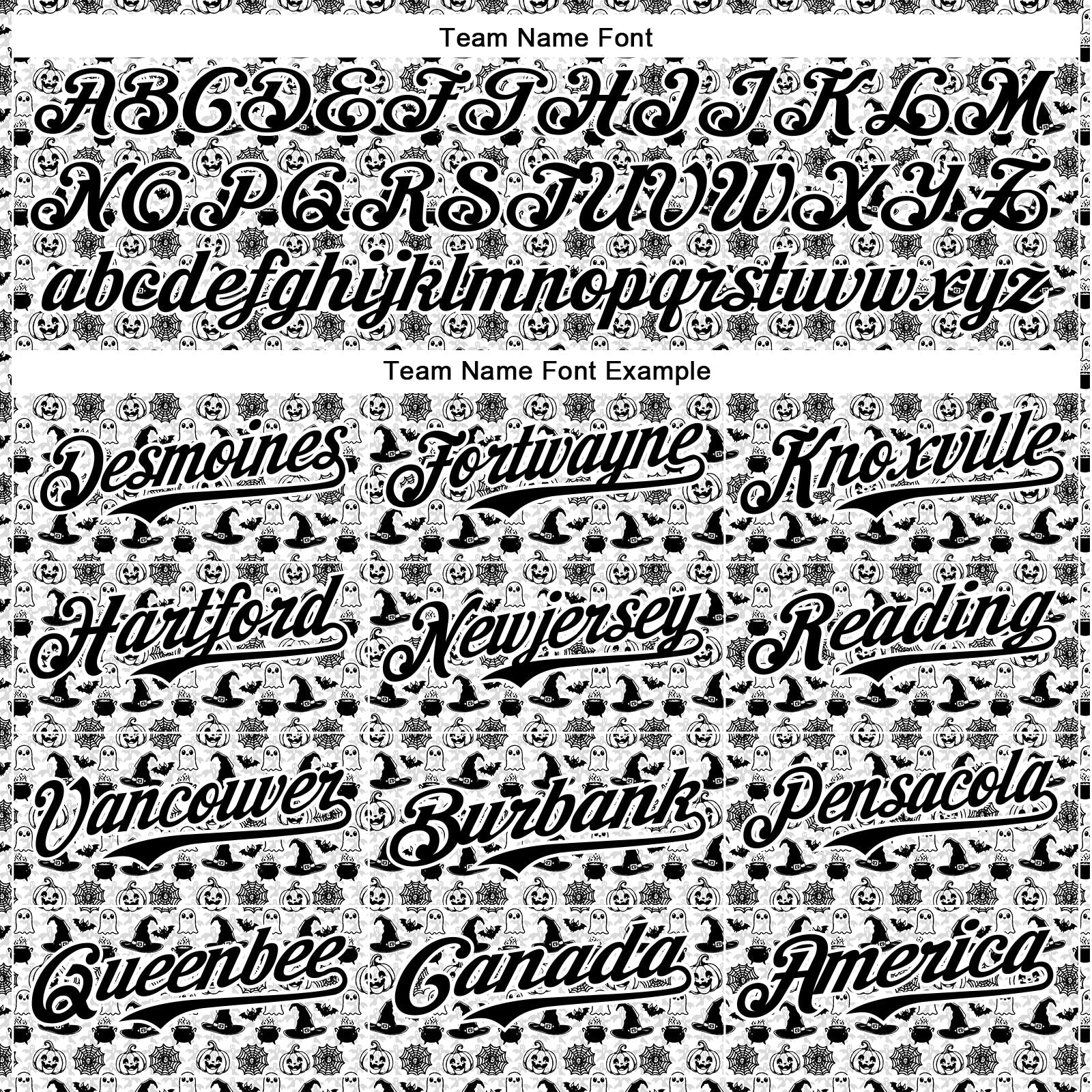 Custom White Black 3D Halloween Pumpkin Doodle Party Costume Ideas Authentic Baseball Jersey