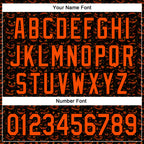 Custom Black Orange 3D Halloween Pumpkin Party Costume Ideas Authentic Baseball Jersey