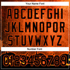 Custom Orange Black 3D Halloween Pumpkin Party Costume Ideas Authentic Baseball Jersey