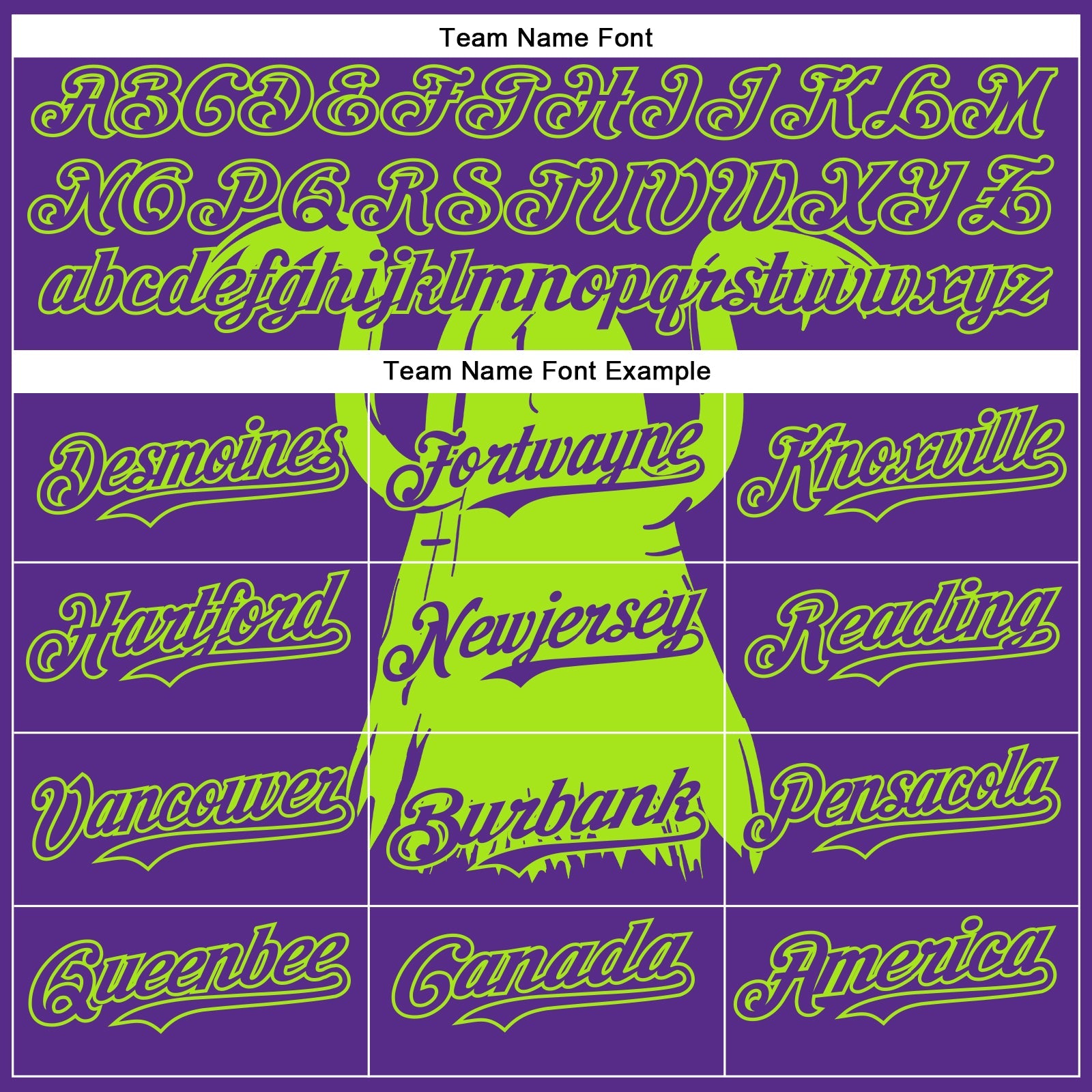 Custom Purple Neon Green Pinstripe Neon Green 3D Halloween Spooky Party Costume Ideas Authentic Baseball Jersey