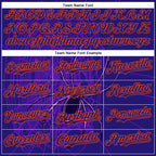 Custom Dark Purple Orange 3D Halloween Spider Net Party Costume Ideas Authentic Baseball Jersey