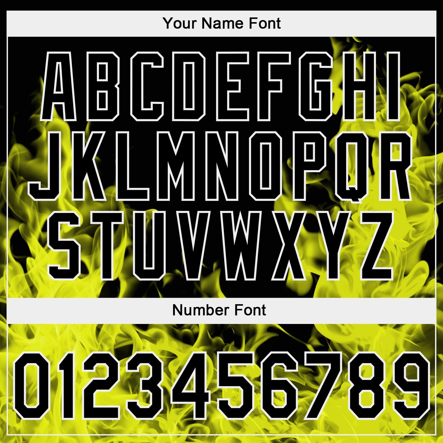 Custom Stitched Black Yellow-White 3D Pattern Design Flame Sports Pullover Sweatshirt Hoodie