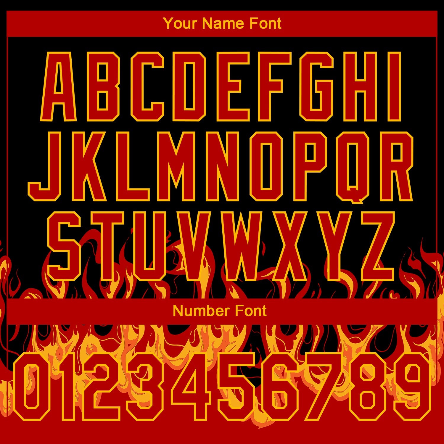 Custom Stitched Black Red-Yellow 3D Pattern Design Flame Sports Pullover Sweatshirt Hoodie