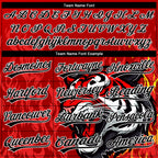 Custom Stitched Red Black Yellow-White 3D Pattern Design Flame Tiger Sports Pullover Sweatshirt Hoodie