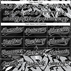 Custom Stitched Black Gray-White 3D Graffiti Splash Street Art Sports Pullover Sweatshirt Hoodie