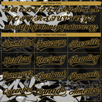 Custom Stitched Black Gray Old Gold-White 3D Graffiti Splash Street Art Sports Pullover Sweatshirt Hoodie