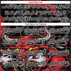 Custom Stitched Black Gray Red-White 3D Pattern Design Animal Bull Sports Pullover Sweatshirt Hoodie