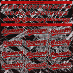 Custom Stitched Black Red Gray-White 3D Pattern Design Animal Eagle Sports Pullover Sweatshirt Hoodie