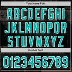 Custom Black Aqua-White 3D Pattern Design Ethnic Tribal Sportswear Pullover Sweatshirt Hoodie