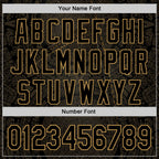 Custom Black Old Gold 3D Pattern Design Ethnic Tribal Sportswear Pullover Sweatshirt Hoodie
