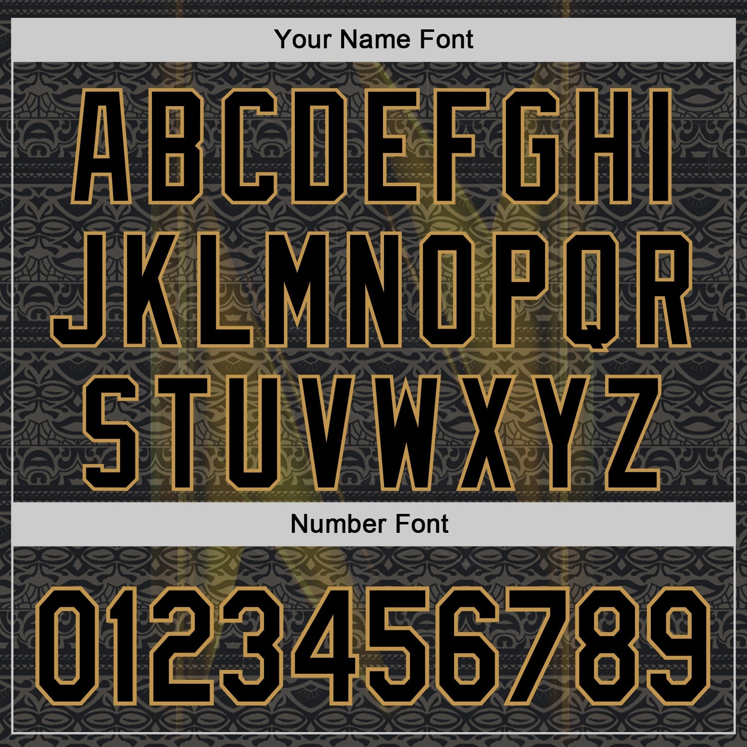 Custom Black Old Gold 3D Pattern Design Ethnic Tribal Sportswear Pullover Sweatshirt Hoodie