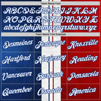 Custom Red White Blue-Royal 3D Pattern Design France Inspired Sports Pullover Sweatshirt Hoodie