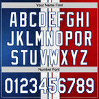 Custom Red White Blue-Royal 3D Pattern Design France Inspired Sports Pullover Sweatshirt Hoodie