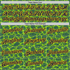 Custom Stitched Neon Green Navy-Gold 3D Pattern Design Crocodile Skin Print Sportswear Pullover Sweatshirt Hoodie