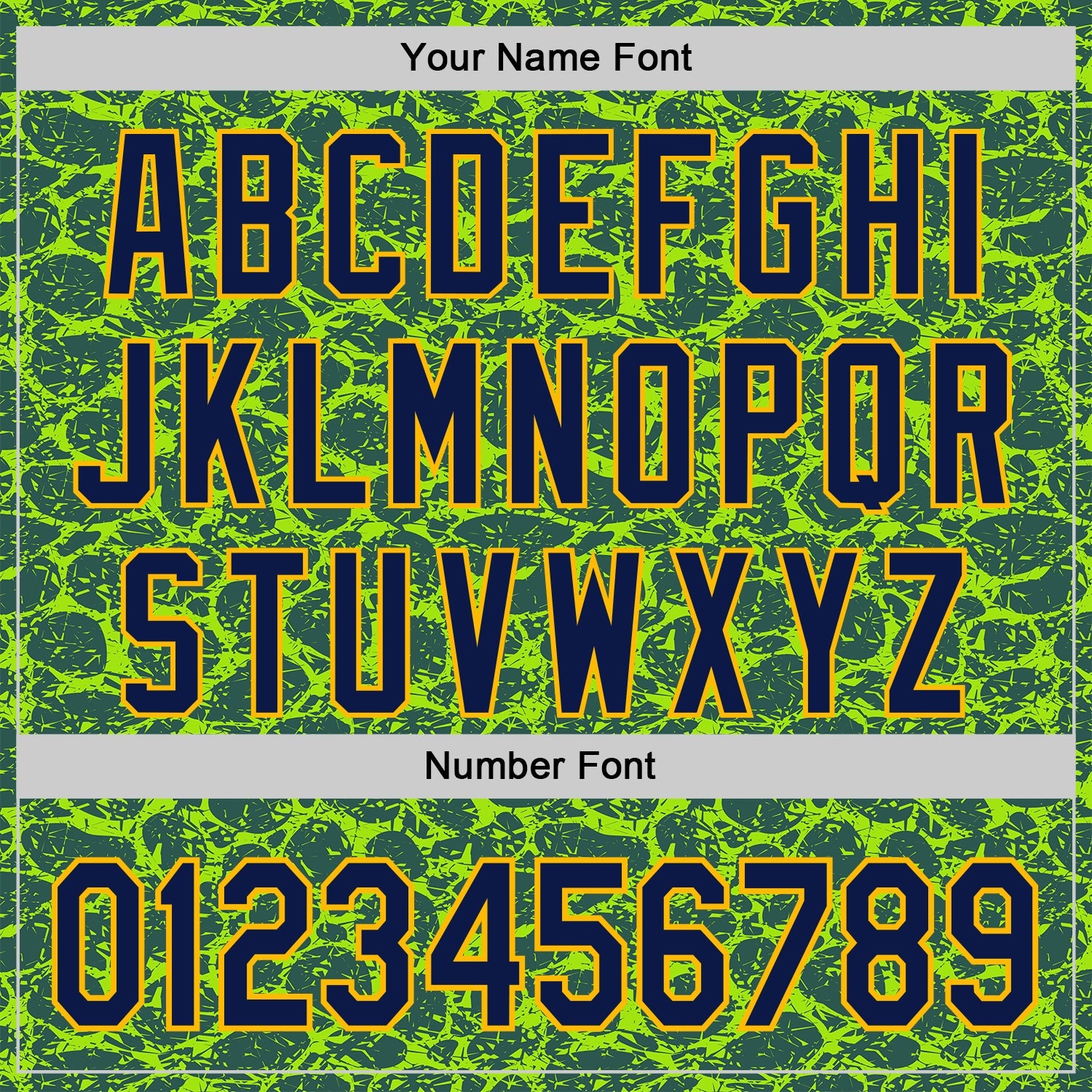 Custom Stitched Neon Green Navy-Gold 3D Pattern Design Crocodile Skin Print Sportswear Pullover Sweatshirt Hoodie