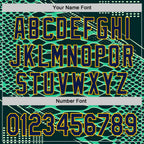Custom Stitched Green Navy-Gold 3D Pattern Design Crocodile Skin Print Sportswear Pullover Sweatshirt Hoodie