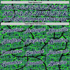 Custom Stitched Green Navy Black-White 3D Pattern Design Crocodile Skin Print Sportswear Pullover Sweatshirt Hoodie