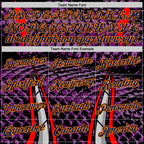 Custom Stitched Purple Navy Black Red Bay Orange-White 3D Pattern Design Snake Skin Print Sportswear Pullover Sweatshirt Hoodie