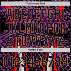 Custom Stitched Purple Navy Black Red Bay Orange-White 3D Pattern Design Snake Skin Print Sportswear Pullover Sweatshirt Hoodie