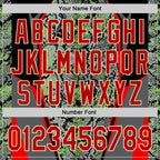 Custom Stitched Gray Red Green Black-Cream 3D Pattern Design Snake Skin Print Sportswear Pullover Sweatshirt Hoodie