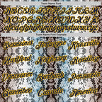 Custom Stitched White Navy Black Blue-Gold 3D Pattern Design Snake Skin Print Sportswear Pullover Sweatshirt Hoodie