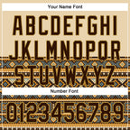 Custom Cream Brown-Old Gold 3D Pattern Design Western Cowboy Tribal Ethnic Sports Pullover Sweatshirt Hoodie