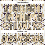 Custom White City Cream-Black 3D Pattern Design Western Cowboy Tribal Ethnic Sports Pullover Sweatshirt Hoodie