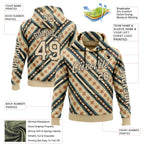 Custom Cream City Cream-Black 3D Pattern Design Western Cowboy Tribal Ethnic Sports Pullover Sweatshirt Hoodie