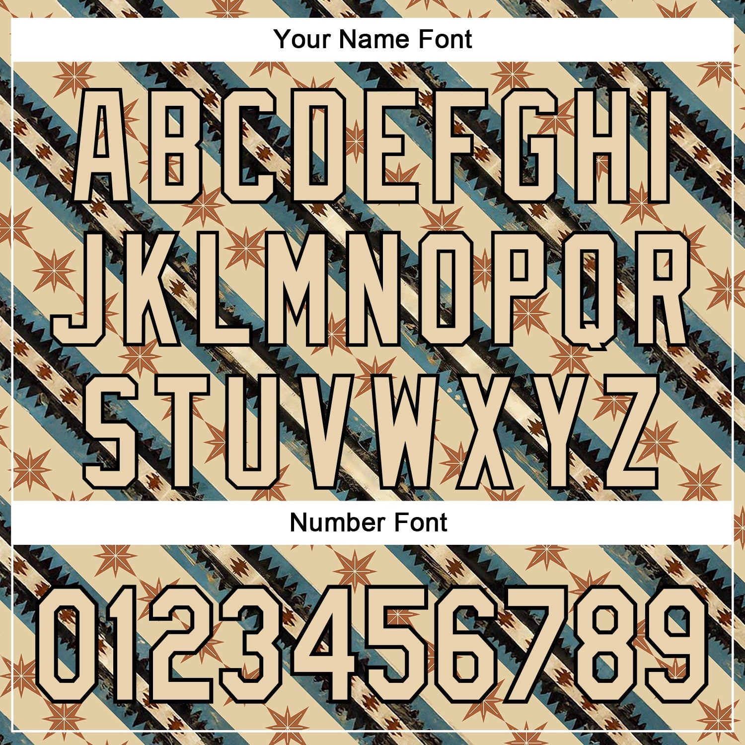 Custom Cream City Cream-Black 3D Pattern Design Western Cowboy Tribal Ethnic Sports Pullover Sweatshirt Hoodie