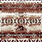 Custom Crimson City Cream 3D Pattern Design Western Cowboy Tribal Ethnic Sports Pullover Sweatshirt Hoodie