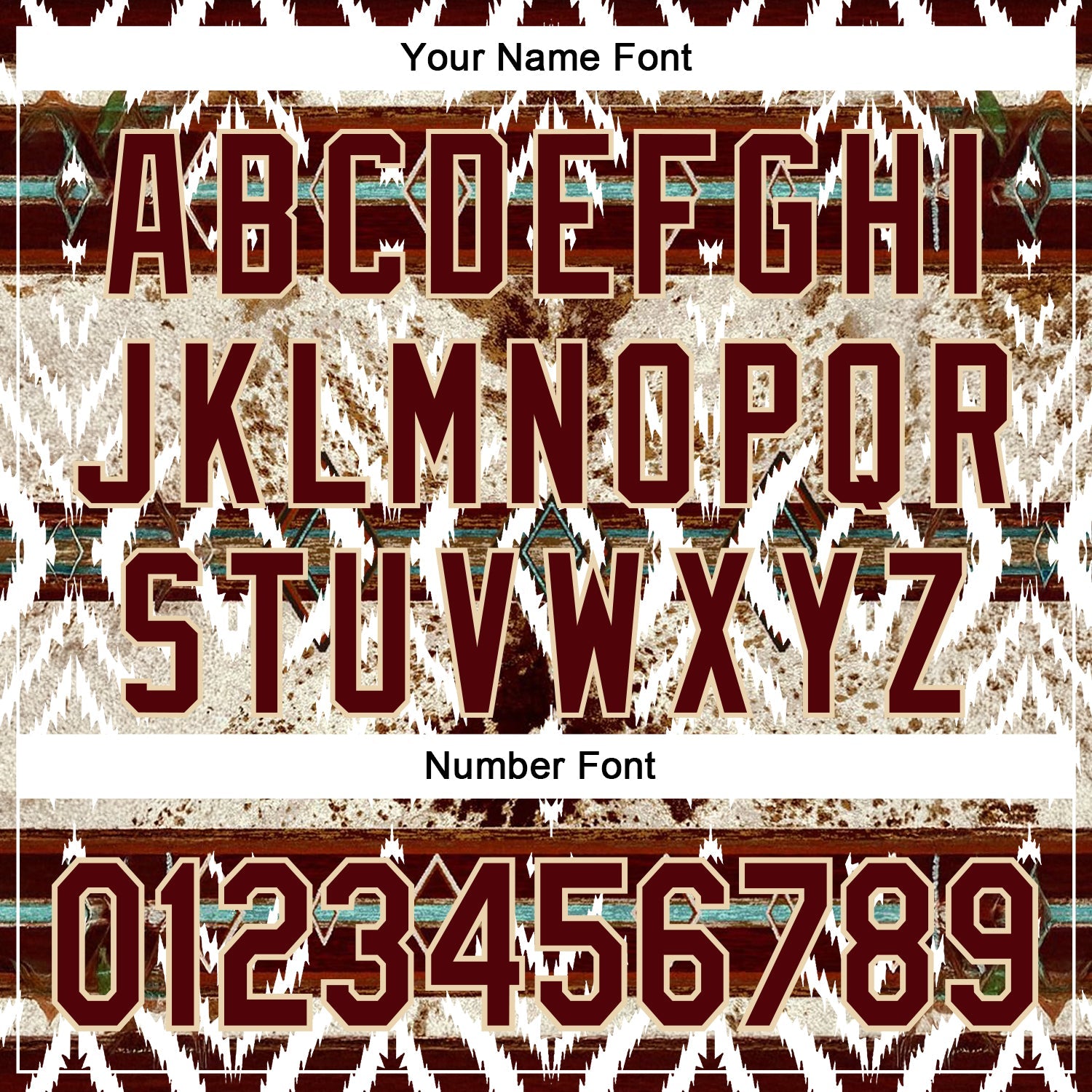 Custom Crimson City Cream 3D Pattern Design Western Cowboy Tribal Ethnic Sports Pullover Sweatshirt Hoodie