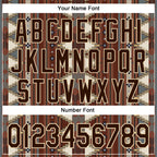 Custom Brown City Cream-Black 3D Pattern Design Western Cowboy Tribal Ethnic Sports Pullover Sweatshirt Hoodie