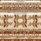 Custom City Cream Brown 3D Pattern Design Western Cowboy Tribal Ethnic Sports Pullover Sweatshirt Hoodie