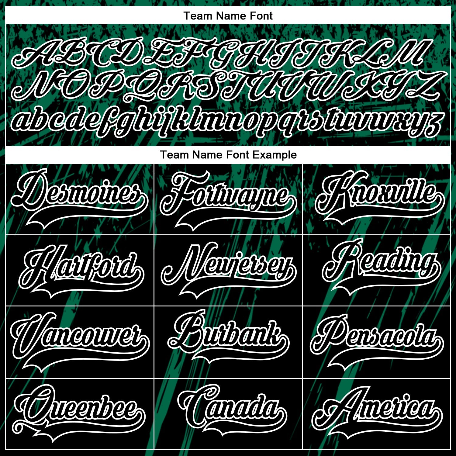 Custom Black Kelly Green-White 3D Splash Hockey Lace Neck Jersey