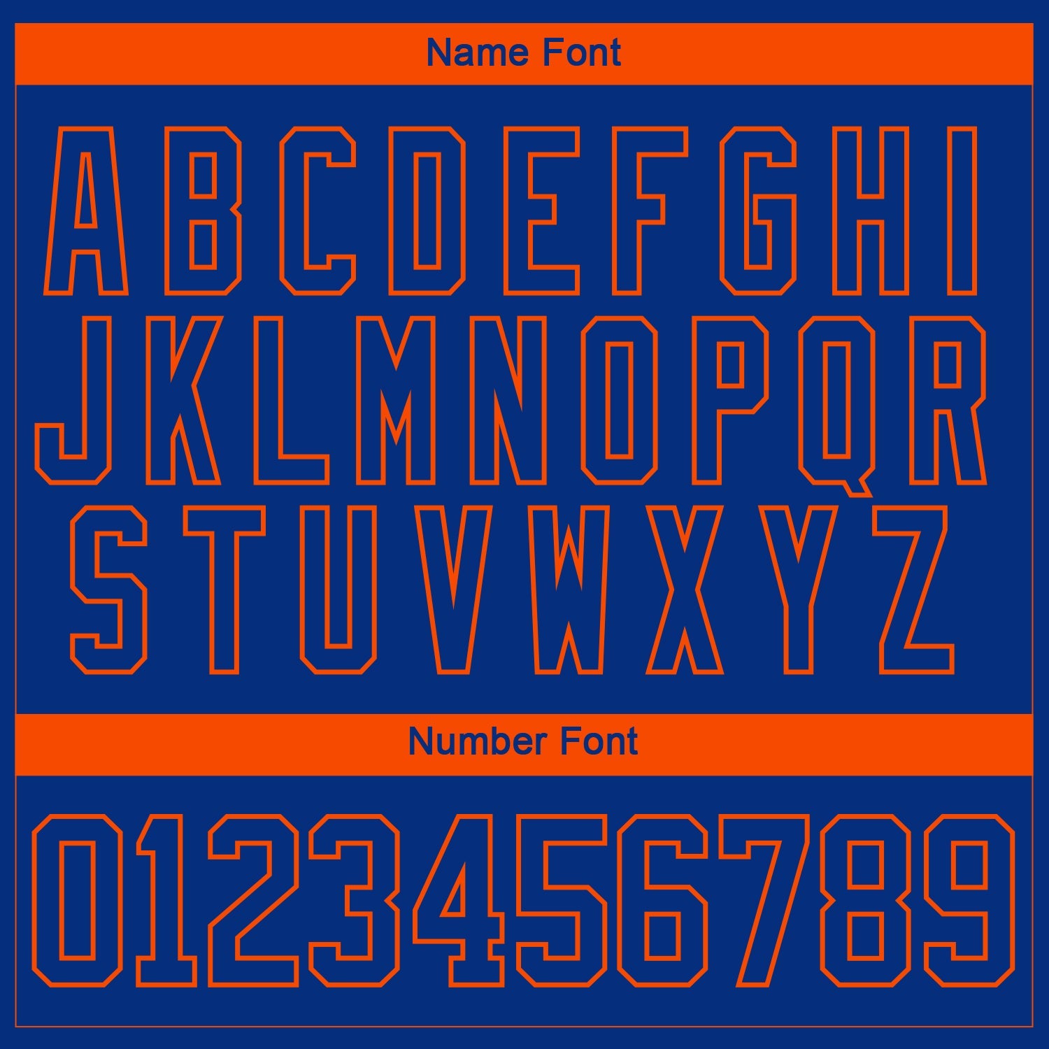 Custom Royal Orange-White 3D Splash Hockey Lace Neck Jersey